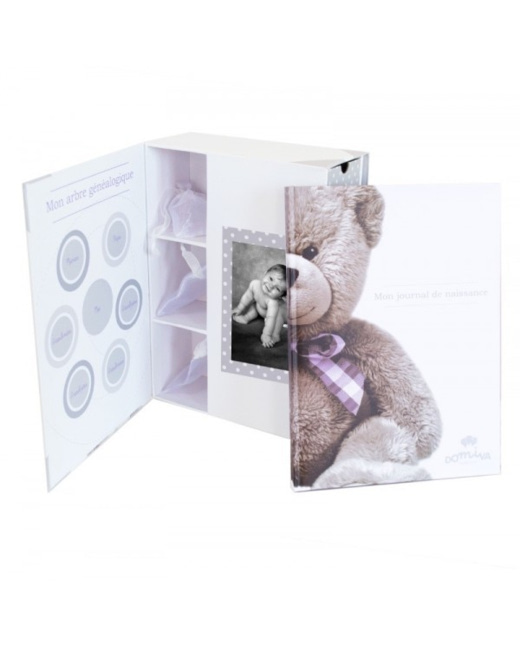Boite à trésors et livre de naissance Little Bear
