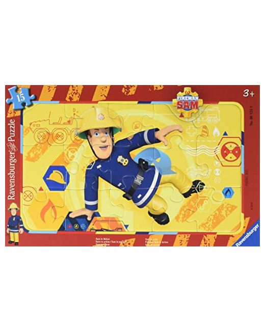 Puzzle - Sam le pompier - 15 pièces