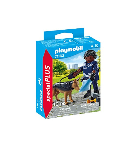 Playmobil Special Plus - Policier avec chien de recherche