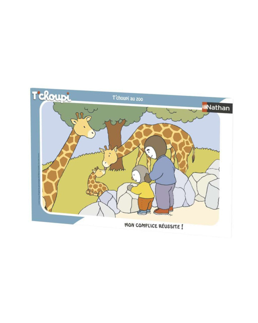 Puzzle T'choupi au zoo - de 3 ans
