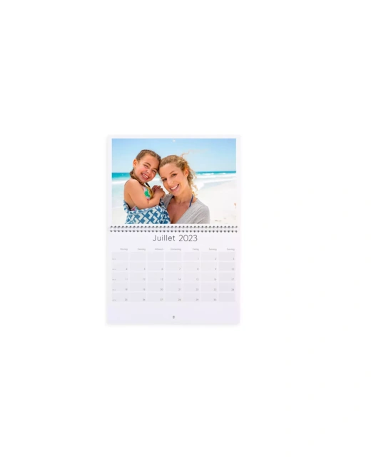 Calendrier photo A2 et A3 (double page)