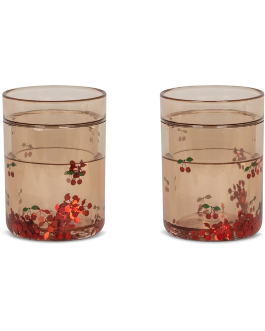 Lot de 2 tasses pailletées Cerises