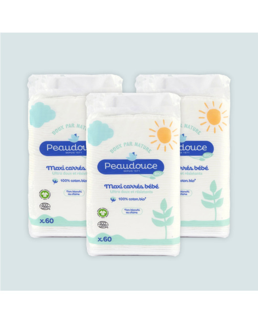 Lot de 3 maxi carrés bébé