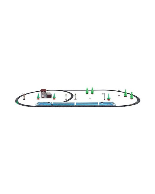 Train grande vitesse avec circuit modulable