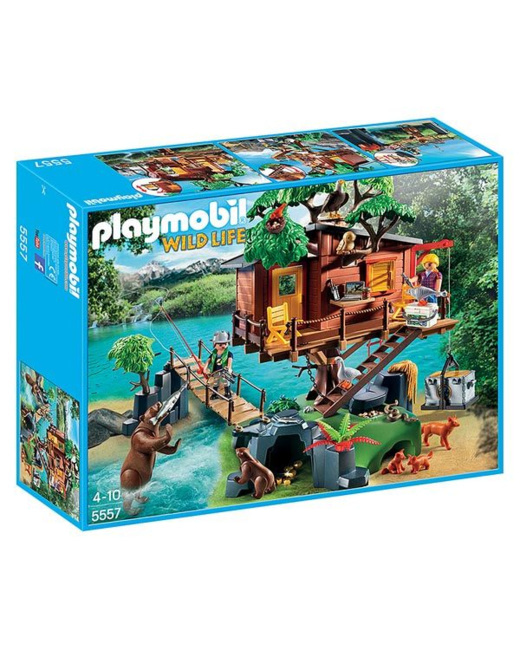 Cabane des aventuriers dans les arbres
