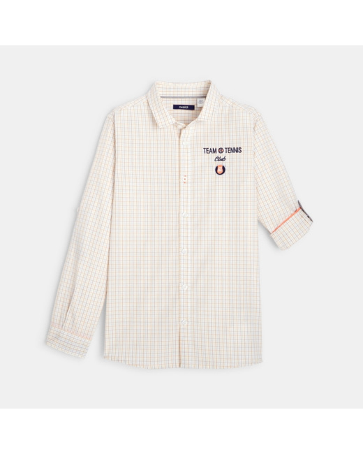 Chemise à carreaux garçon