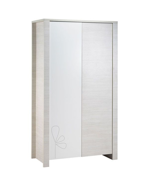 Armoire bébé 2 portes opale