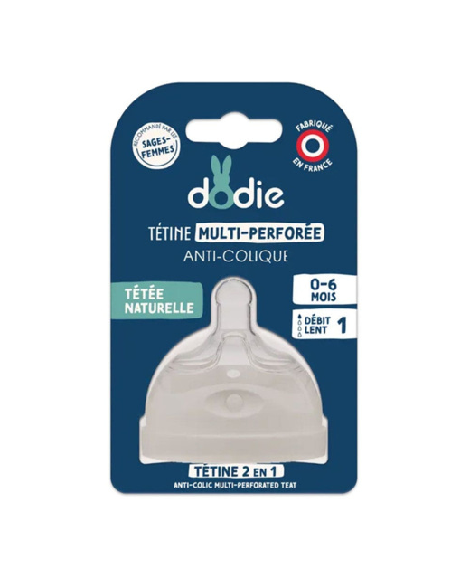 Tétine Multi-Perforée Anti-Collique En Silicone