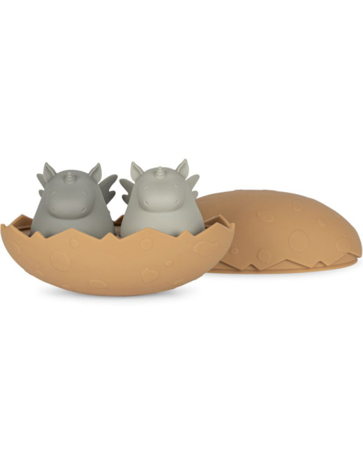 Jouet de bain en silicone oeuf de dino