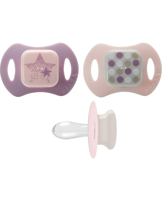 Sucette silicone réversible 2ème âge