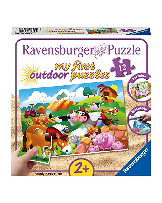 Puzzle - Adorables Animaux de la Ferme - 12 pièces