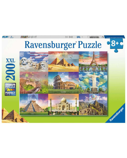 Puzzle Les monuments du monde - de 8 ans