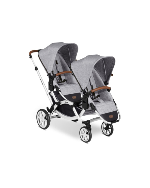 Joie Poussette canne double Aire Twin Dark Pewter