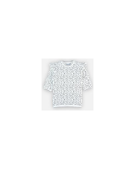 Robe à pois en molleton