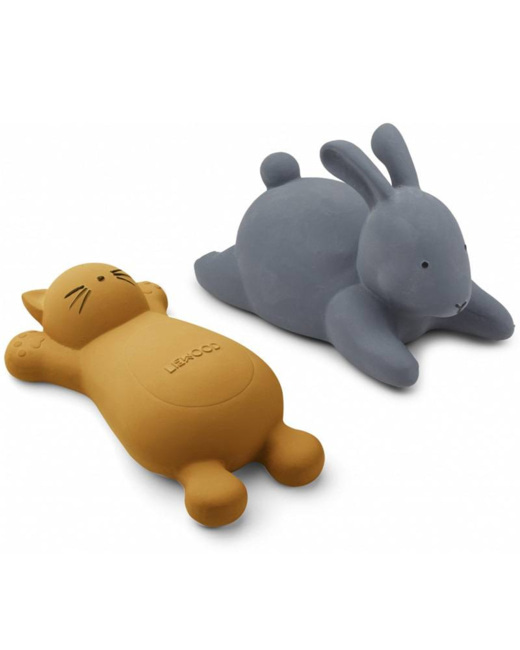 Jouets de bain Vikky Chat et Lapin