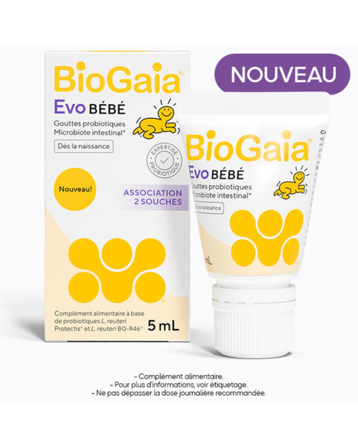 BioGaia® Evo BÉBÉ Gouttes probiotiques