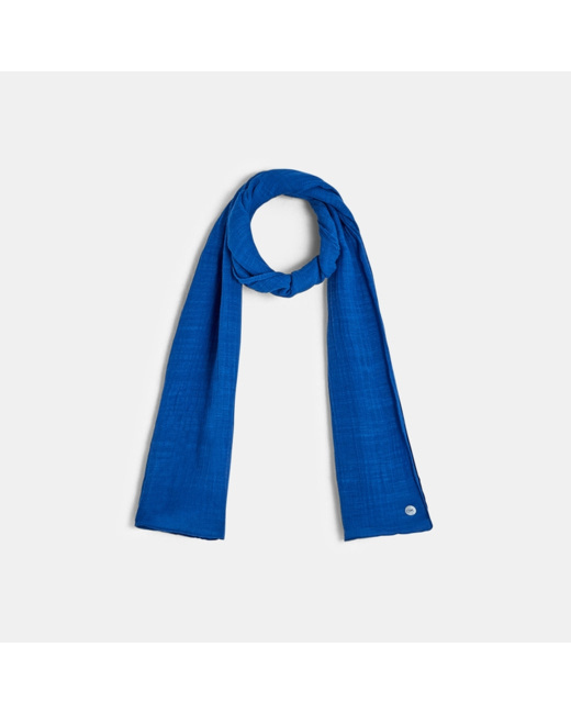 Chèche froissé bleu garçon