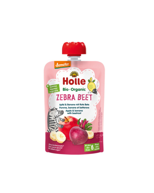 Zebra Beet - Gourde pomme, banane et betterave