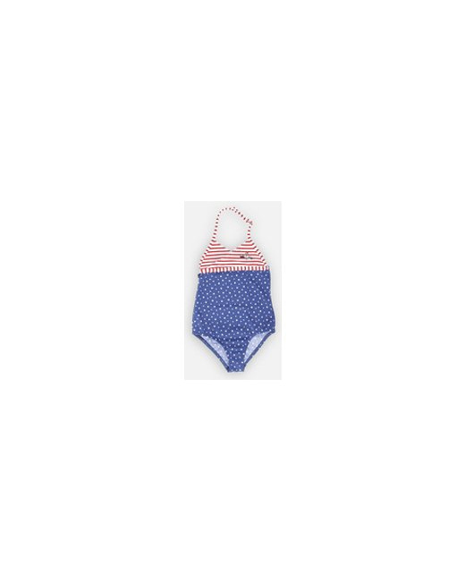 Maillot dos nu à pois et ligné double protection Cape Cod Archimède