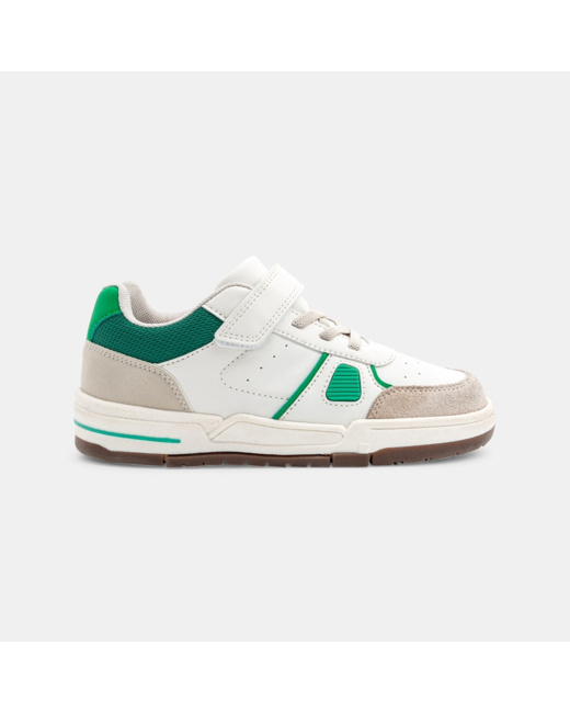 Baskets street basses blanches garçon