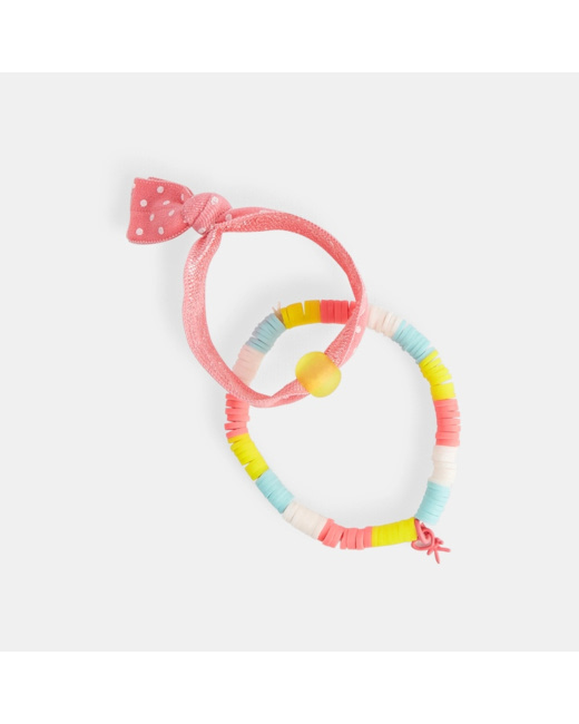 Bracelets fantaisie rose fille