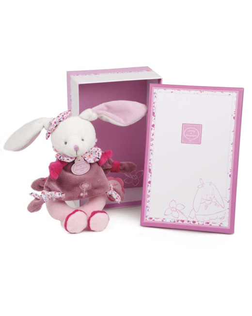 Hochet cerise Doudou Iconique