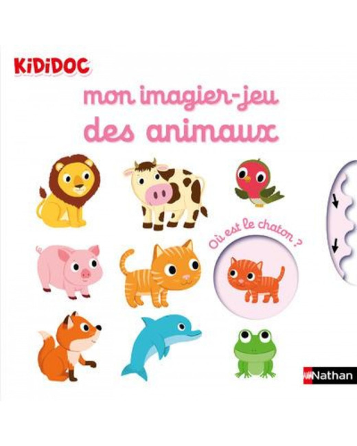 Livre Mon imagier Jeu des animaux - Kididoc