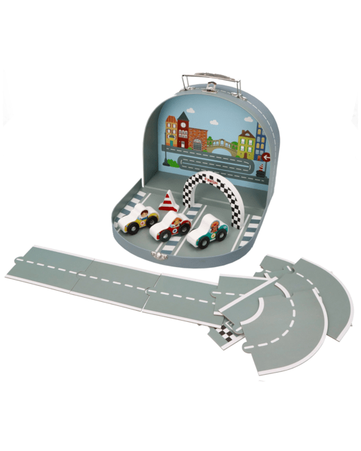 Valise circuit de course voitures malette de voyage RACING