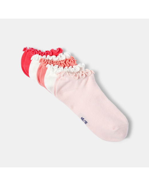 Socquettes volantées (lot de 5) fille