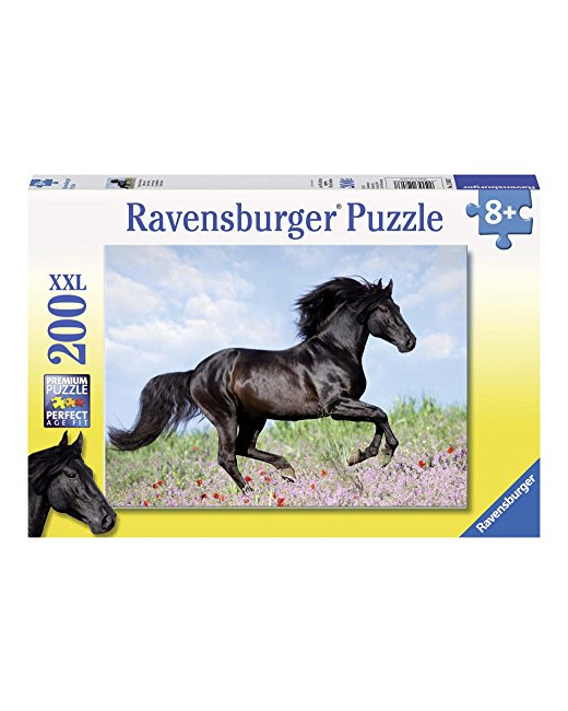 Puzzle XXL - Étalon noir - 200 pièces