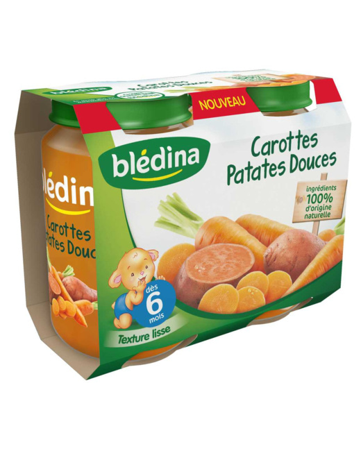 Pot Purée Carottes Patates douces 2x200g