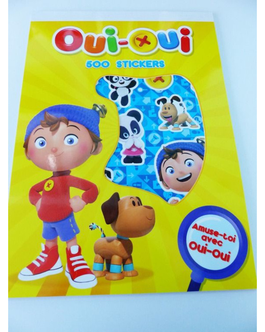 Bloc de 500 gommettes stickers Oui-Oui