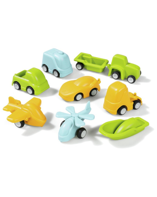 Maxi lot de 9 petites voitures éco-responsables