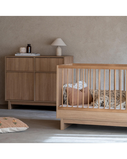 Chambre Duo Kyo Lit bébé évolutif + Commode