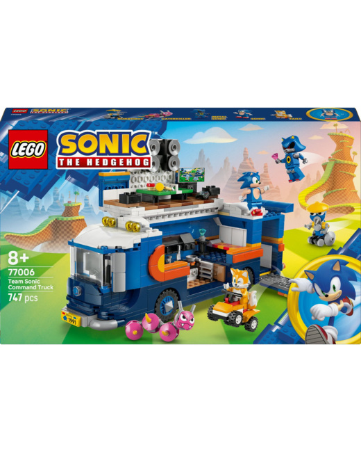 Le camion de contrôle de l’équipe Sonic