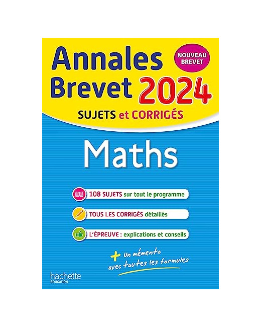 Annales BREVET 2024 - Maths