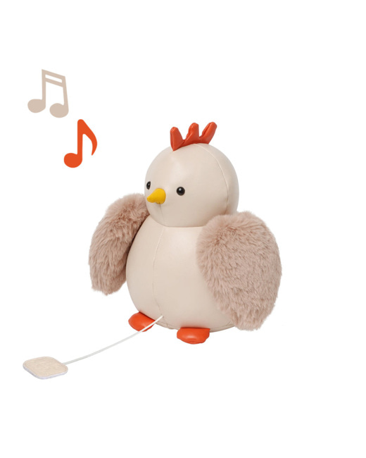 Peluche musicale Paulette la Poule
