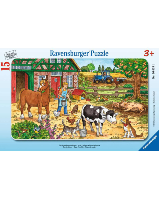 Puzzle La vie à la ferme - de 3 ans