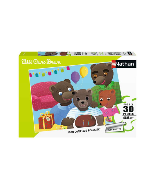 Puzzle L'anniversaire de Petit Ours Brun - de 4 ans