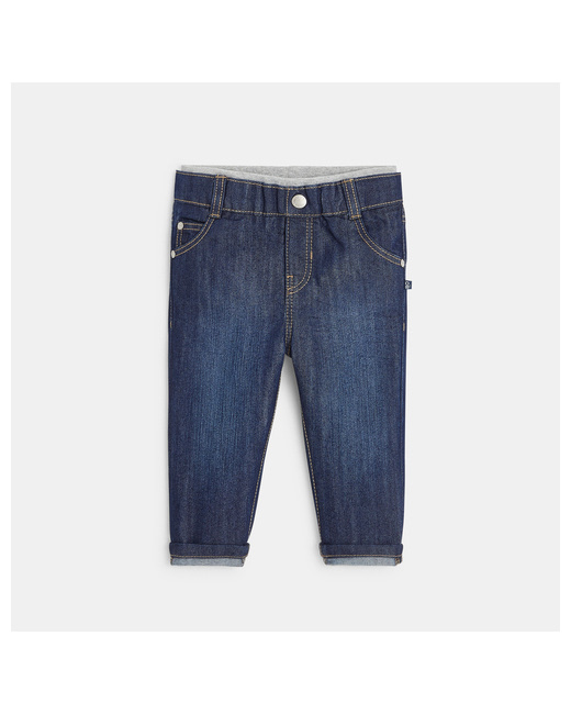 Jean à taille élastiquée