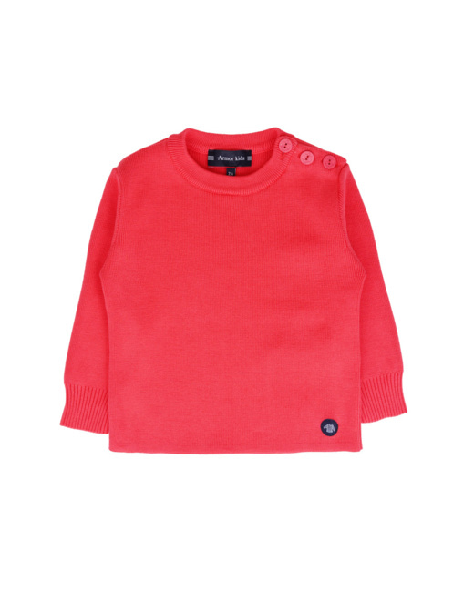Pull marin uni KIDS - coton - Rose Paradis
