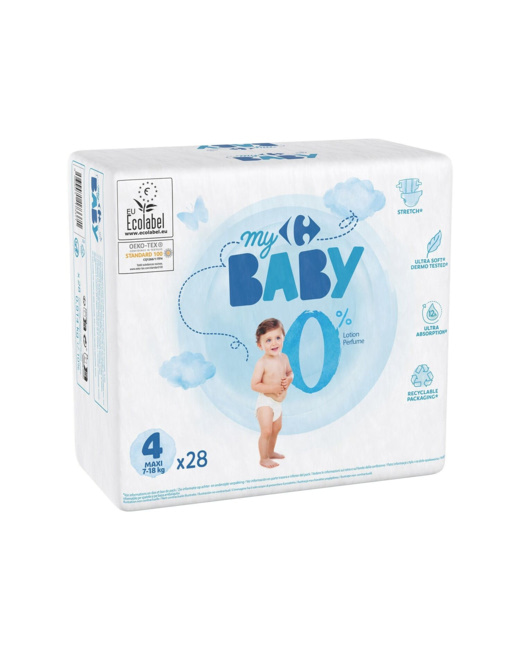 Couches Baby Charm T2 Mini : Confort et protection pour les bébés de 3 à 6  kg