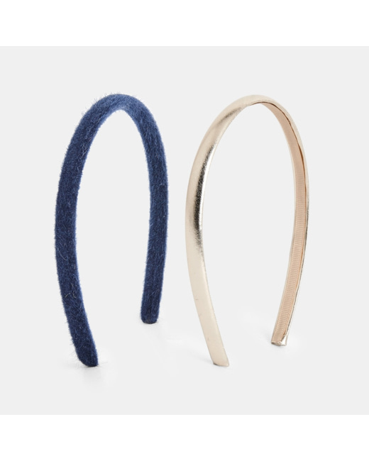 Serre-têtes (lot de 2) bleu fille