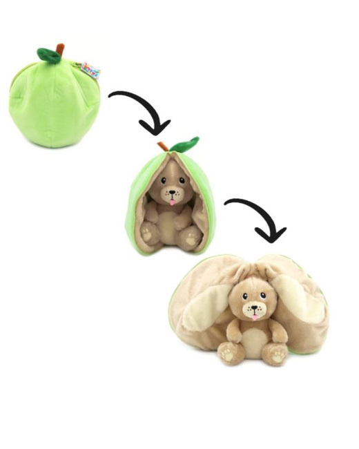 Peluche Crocket le chien/pomme - Flipetz