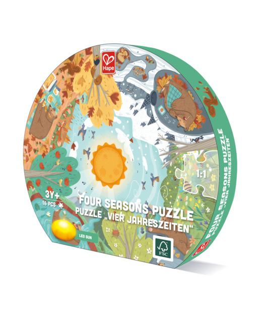 Puzzle circulaire 4 saisons