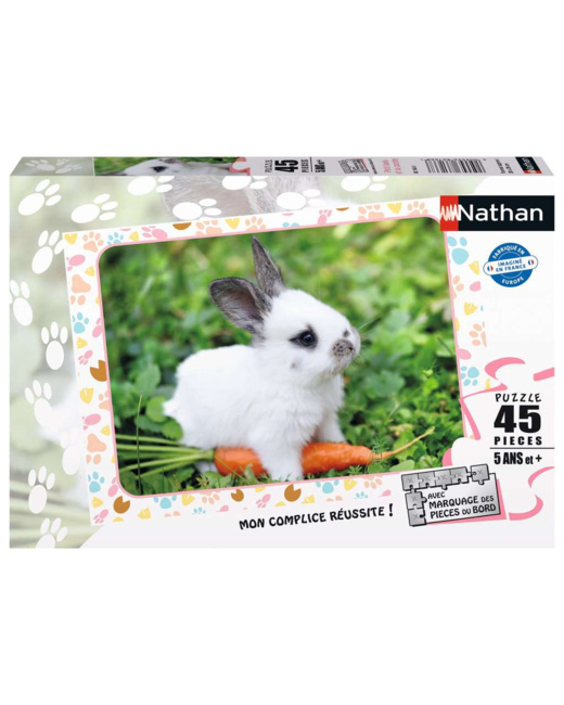 Puzzle Petit lapin et sa carotte - de 5 ans