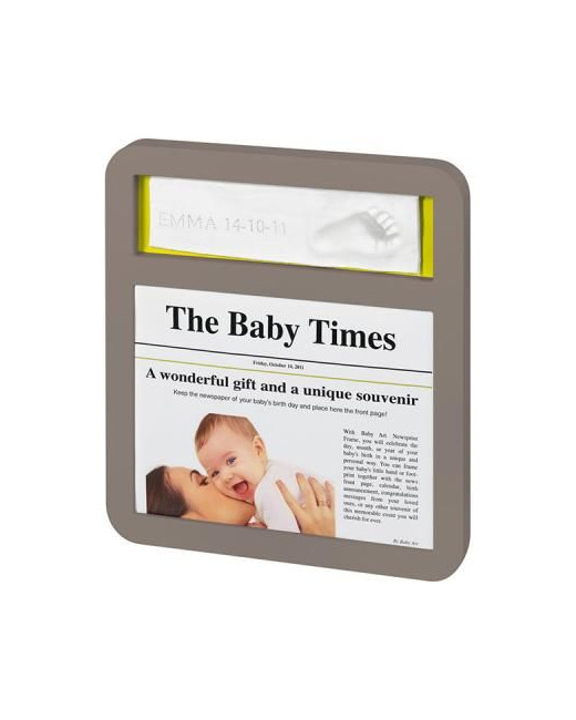 Cadre modern news avec empreinte