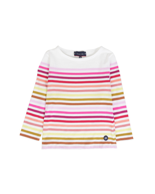 Marinière 10 couleurs Kids - coton léger - Multico Kerema Milk
