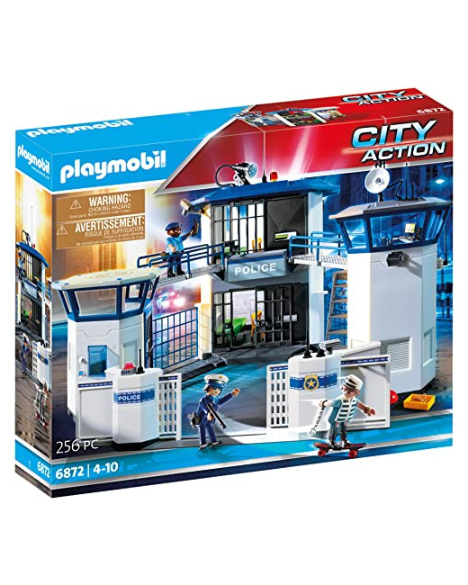 Playmobil City Action - Centre de commande de la police avec prison
