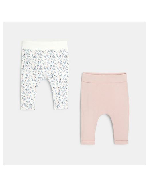 Pantalon maille souple à revers (lot de 2)